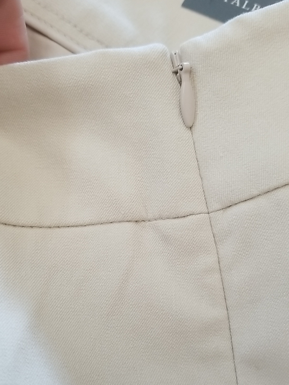 NWT Talbots Size 6 Women's Cream Straight-Leg Pull-On Trousers - Picture 10 of 10